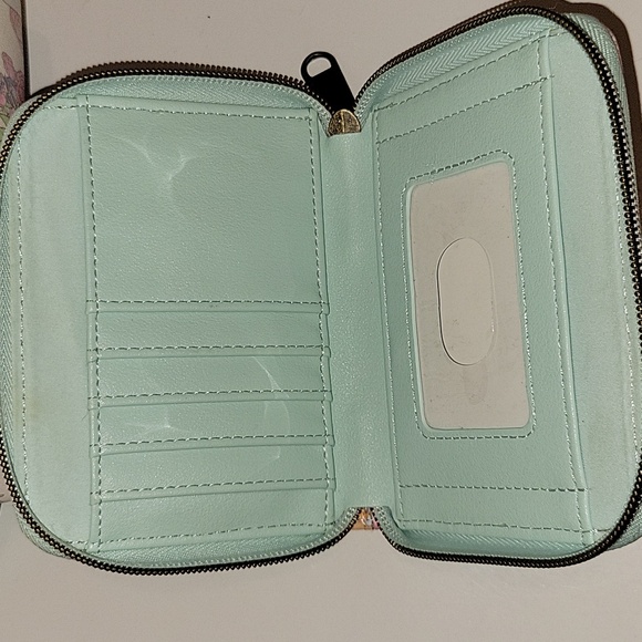 Loungefly Disney Sidekicks Backpack and Wallet - White and Mint - Picture 7 of 9